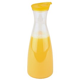 Karaffe | Kanne Kunststoff Polycarbonat Polypropylen mit Deckel gelb 1600 ml H 30 mm Produktbild