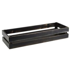 Holzbox SUPERBOX schwarz 555 mm x 185 mm Produktbild 1 S