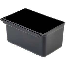 11947 Container "L", zu Servier-/Transportwagen, zum Einhängen, Kunststoff, schwarz, 33 x 23 x 17,5 cm, Inhalt:  13 ltr. Produktbild