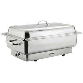 Elektro-Chafing Dish GN 1/1 INOXSTAR abnehmbarer Deckel 230 Volt 840 - 1000 Watt 13,5 ltr  L 620 mm  H 290 mm Produktbild