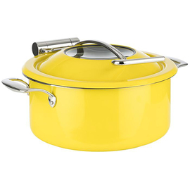 Chafing Dish ORBIT Set 4-teilig Edelstahl gelb induktionsgeeignet Produktbild