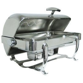 Chafing Dish GN 1/1 ROYAL rolltop deckel 9 ltr  L 660 mm  H 430 mm Produktbild