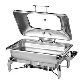 Chafing Dish GN 1/1 GLOBE Sichtfenster 9 ltr  L 665 mm  H 340 mm Produktbild