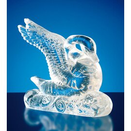 Eisskulptur "Schwan", 24 x 30 x 7,5 cm,  Kunststoff Produktbild