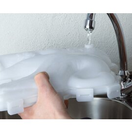 Eisskulptur "Schwan", 24 x 30 x 7,5 cm,  Kunststoff Produktbild 1 L