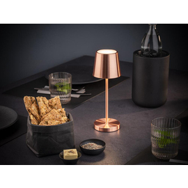 Akku-Tischleuchte MERLE MINI kupferfarben H 250 mm Produktbild 4 S