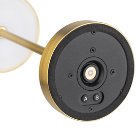 Akku-Tischleuchte ALVA goldfarben H 205 mm Produktbild 2 S