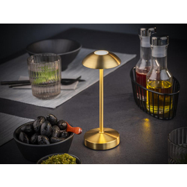 Akku-Tischleuchte ALVA goldfarben H 205 mm Produktbild 5 S