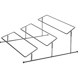 Serviergestell flexibel Metall | 3 Ablageflächen | 455 mm  x 320 mm  H 215 mm Produktbild