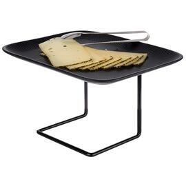 Buffetständer schwarz mit Antirutschbeschichtung | 165 mm x 165 mm H 145 mm Produktbild 2 S