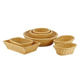 Buffetkorb ECONOMIC Kunststoff naturfarben 315 mm  x 220 mm  H 85 mm Produktbild
