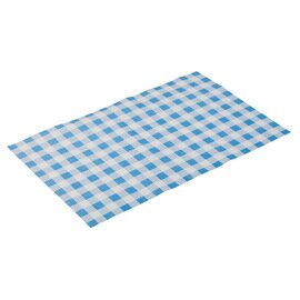 Wachspapier blaue Karos SNACKHOLDER  L 420 mm  B 250 mm | 500 Stück Produktbild