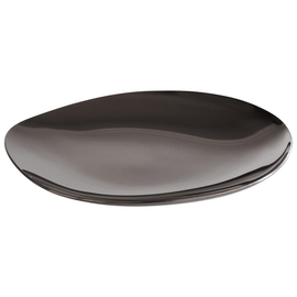 Teller 4er Set PEBBLES Edelstahl schwarz | 90 mm x 90 mm Produktbild 1 S