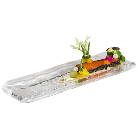 Tablett | Sushiboard Glas transparent TAKASHI 190 mm x 65 mm H 15 mm Produktbild 1 S