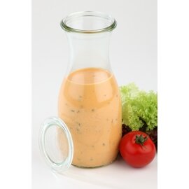 Weck-Flaschen à 500 ml mit Auflagedeckel 6 Flaschen | 6 Deckel Produktbild