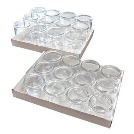 Gourmet-Gläser "Weck-Gläser", 12er  Set, ohne Deckel, Inhalt: 160 ml,  Ø 60 mm, H 80 mm Produktbild