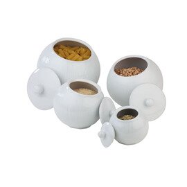 Porzellankugel, mit Deckel, inklusive Dichtung, Ø 12 cm, H 13 cm, Inhalt: 0,6 ltr., (1 Stck.) Produktbild