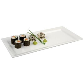 Tablett | Sushiplatte PURE Kunststoff weiß  L 530 mm  B 180 mm  H 30 mm Produktbild