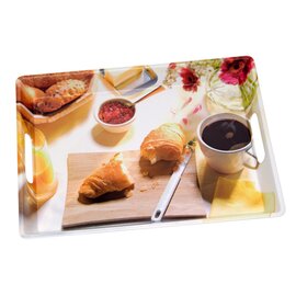 Serviertablett "Frühstück", 41 x 33 cm, Höhe 4 cm Produktbild 0 L