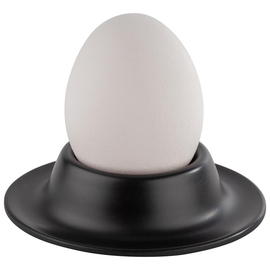Eierbecher EGGY Melamin schwarz mit Ablage Produktbild 1 S