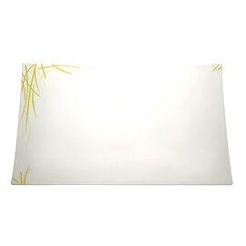 GN Tablett "Asia Line", GN 1/1, 53 x 32,5 cm, Höhe 2,8 cm, weiß mit Dekor grün Produktbild 0 L