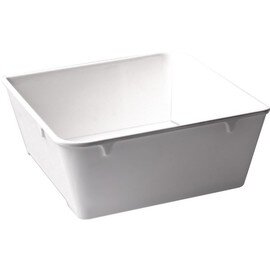 Schale SYSTEM-THEKE Kunststoff weiß 1 ltr 220 mm  x 220 mm  H 40 mm Produktbild