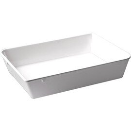 Schale SYSTEM-THEKE Kunststoff weiß 1,5 ltr 280 mm  x 210 mm  H 40 mm Produktbild