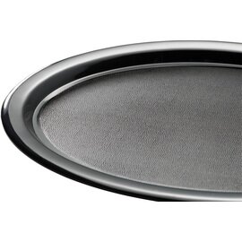 Serviertablett KAFFEEHAUS Melamin schwarz oval | 260 mm  x 200 mm Produktbild 1 S