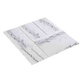 Tablett GN 1/4 MARBLE Kunststoff weiß grau marmorfarben glänzend  H 15 mm Produktbild