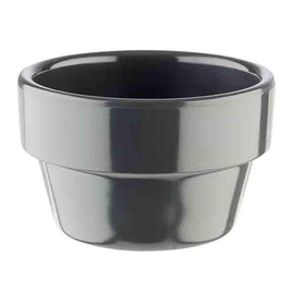 Schälchen FLOWER POT FLOWER POT Melamin schwarz 40 ml Ø 60 mm Ø 90 mm Produktbild