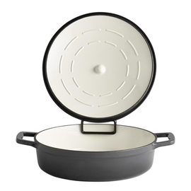 Bräter mit Deckel 5 STARS Gusseisen schwarz 3 ltr Produktbild 1 S