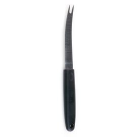 Cocktailmesser gebogene Klinge Doppelspitze Zahnschliff | schwarz  L 21 cm Produktbild