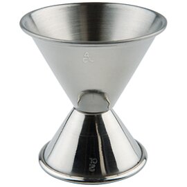 Cocktail-Doppelmaß Edelstahl Eichmaß 20 ml | 40 ml  Ø 60 mm  H 60 mm Produktbild