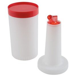 Dosierflasche | Vorratsflasche Kunststoff 850 ltr gelb Ø 90 mm H 330 mm Produktbild