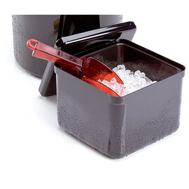 Eisbox mit Deckel 3,4 ltr Kunststoff schwarz  H 170 mm Produktbild