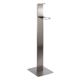 Desinfektionsständer EASY Edelstahl passend für 1-ltr-Flasche Standmodell 250 mm x 290 mm H 1100 mm Produktbild