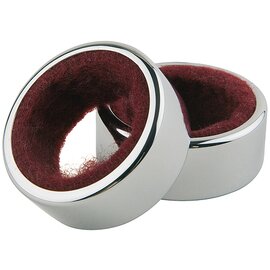 Tropfenfänger Edelstahl Filz glänzend rund Ø 40 mm  H 15 mm Produktbild