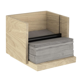 Serviettenhalter VALO | Eichenholz | passend für 100 Servietten Falz 1/4 Produktbild 1 S