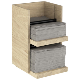 Serviettenhalter VALO | Eichenholz | passend für 100 Servietten Falz 1/4 Produktbild 2 S
