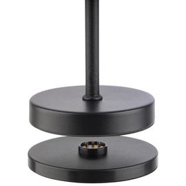 Akku-Tischleuchte MERLE MICRO schwarz H 200 mm Produktbild 1 S