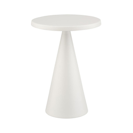 Akku-Tischleuchte CONE weiß H 180 mm Produktbild