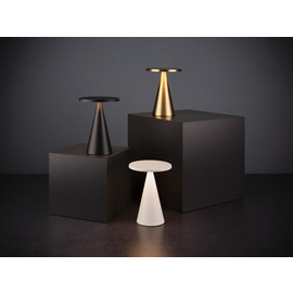 Akku-Tischleuchte CONE weiß H 180 mm Produktbild 4 S