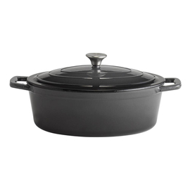 Bräter mit Deckel 5 STARS Gusseisen oval 5 ltr Produktbild