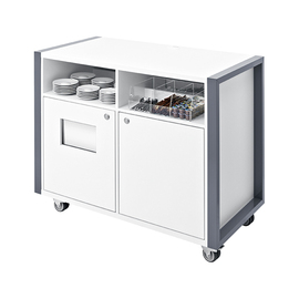 Catering Mobil 4 Lenkrollen 1150 mm  x 600 mm  H 910 mm Produktbild