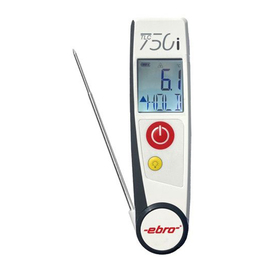 Infrarot-Klappthermometer TLC 750i-V2 dual mit Einstechfühler Produktbild