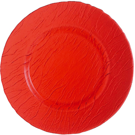 Platzteller MINERALI COLOR STUDIO | Hartglas rot  Ø 320 mm Produktbild
