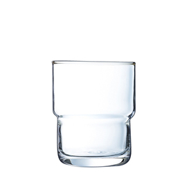 Stapelbecher 16 cl LOG mit Eichstrich 0,1l /-/ Glas Ø 63 mm H 80 mm Produktbild