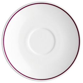 RESTPOSTEN | Untertasse RESTAURANT BORDEAUX | Hartglas | schmaler Farbrand Ø 140 mm Produktbild