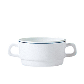 Suppentasse RESTAURANT DELFT 320 ml Hartglas feine Linie  Ø 105 mm  H 54 mm Produktbild