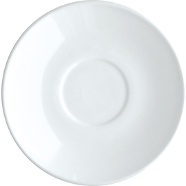 Untertasse zu Art. 408154, "Loona Uni Weiss", Ø 128 mm, H 17 mm, 124 g Produktbild